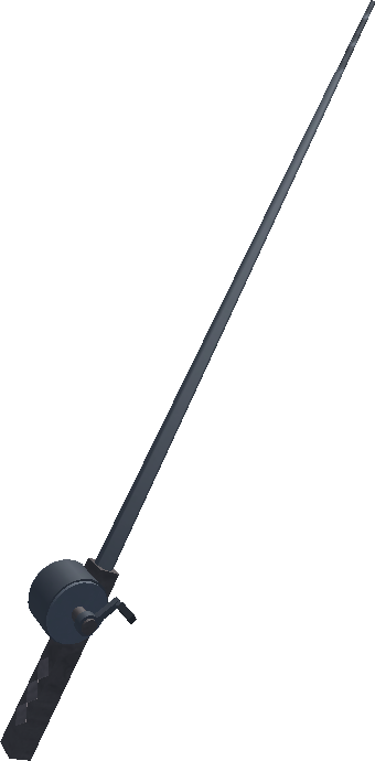 Carbon Rod - common fishing rod in Fisch Roblox game