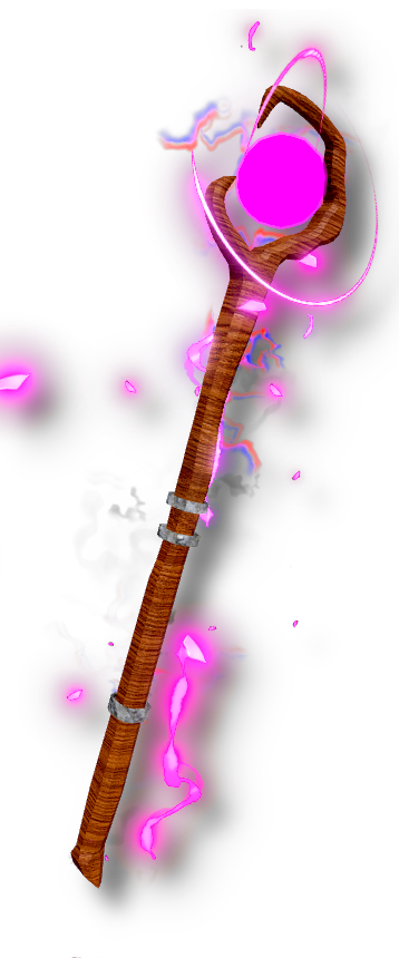 Merlin's Staff - legendary fishing rod in Fisch Roblox game with 103% luck