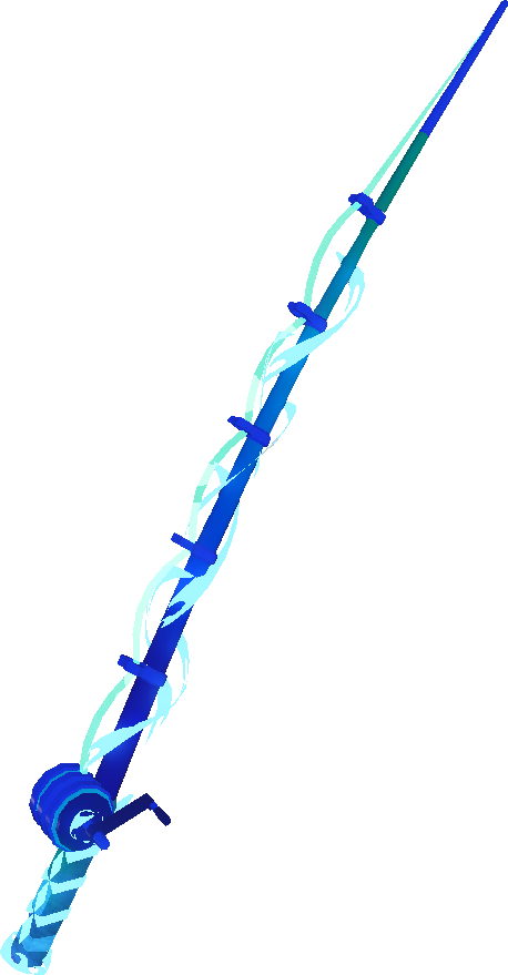 Riptide Rod - rare fishing rod in Fisch Roblox game with 100% luck
