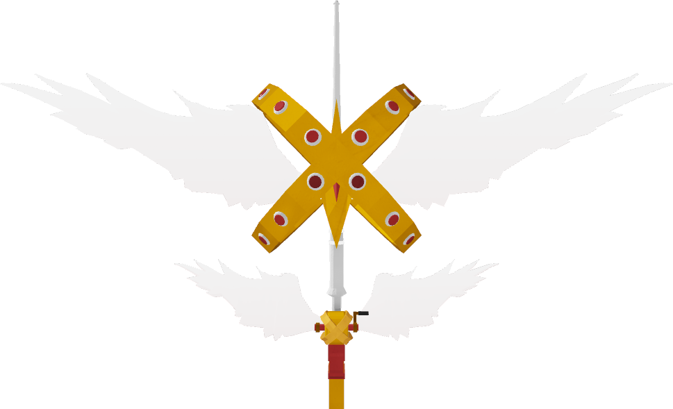 Seraphic Rod - legendary fishing rod in Fisch Roblox game with 150% luck